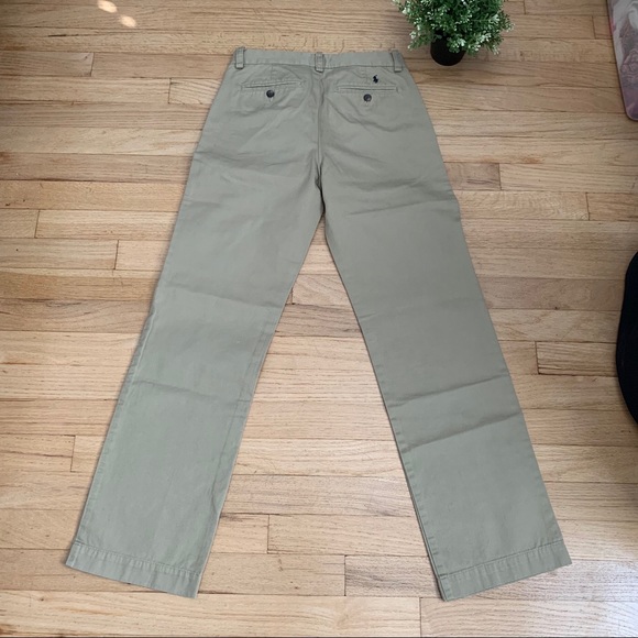 POLO by Ralph Lauren girls chino pants, khaki 16 - Picture 2 of 5